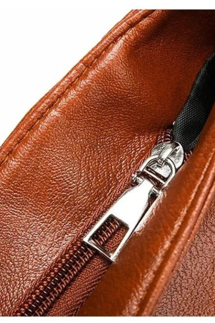 Vintage Style Leather Shoulder Bag for Women | Celia