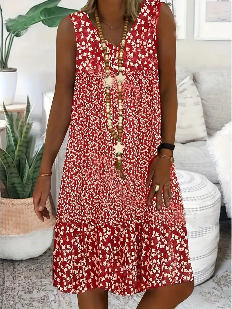 Chic Dress for Women | Gwendolyn Red