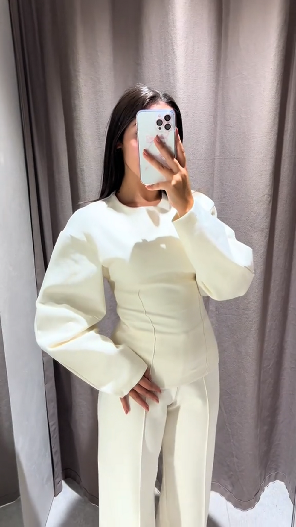 Chic Two-Piece Long Sleeve Lounge Set for Women| Wilma