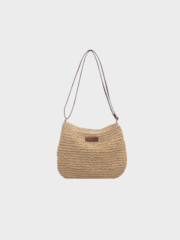Chic Woven Crossbody Bag For Women | Selara Beige