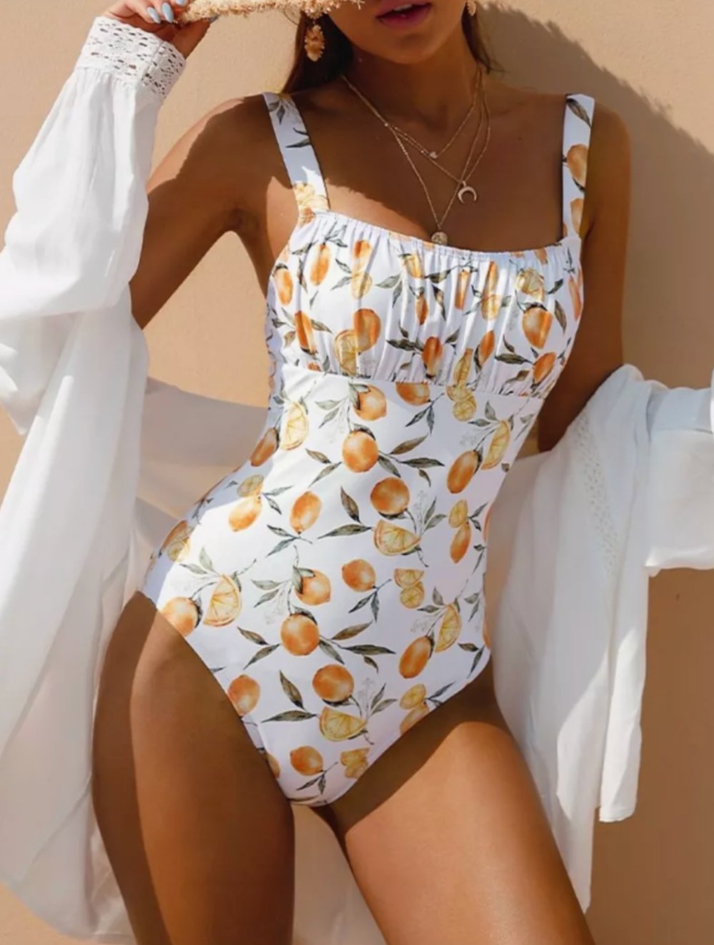 Citrus Bloom One-Piece Swimsuit for Women | Pia