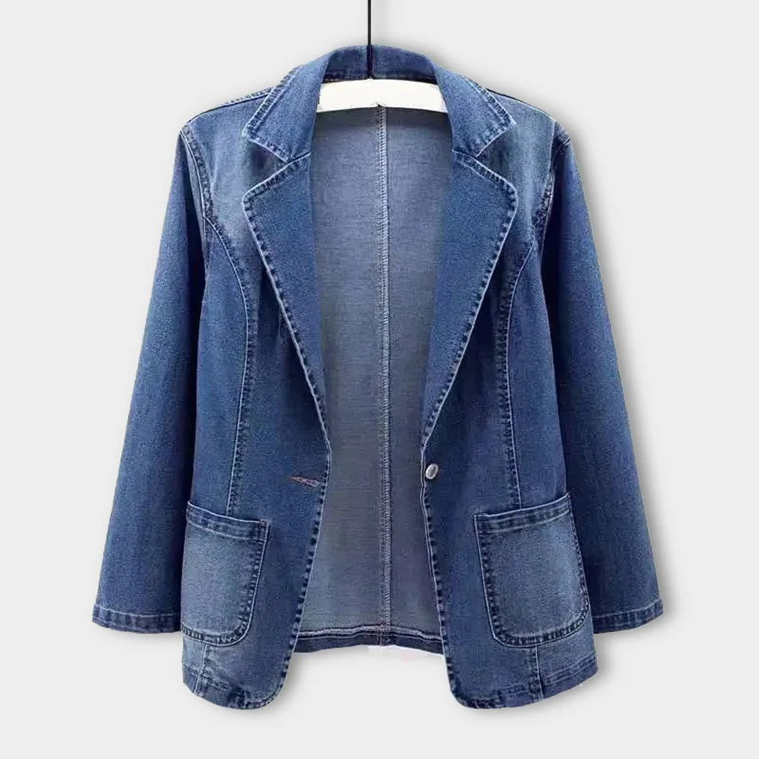 Clarisse – Casual Denim Blazer