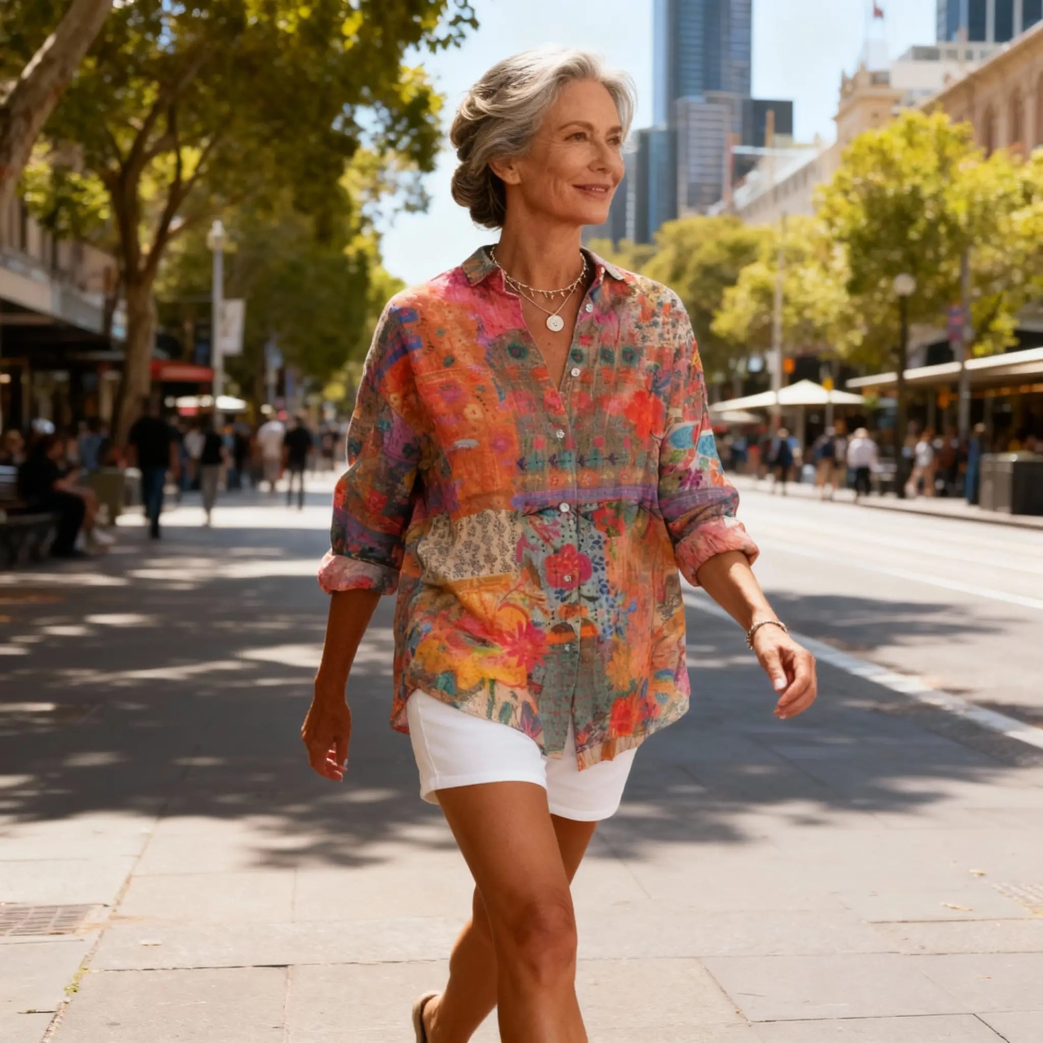 Classic Buttoned Cotton Shirt For Women | Tahlia