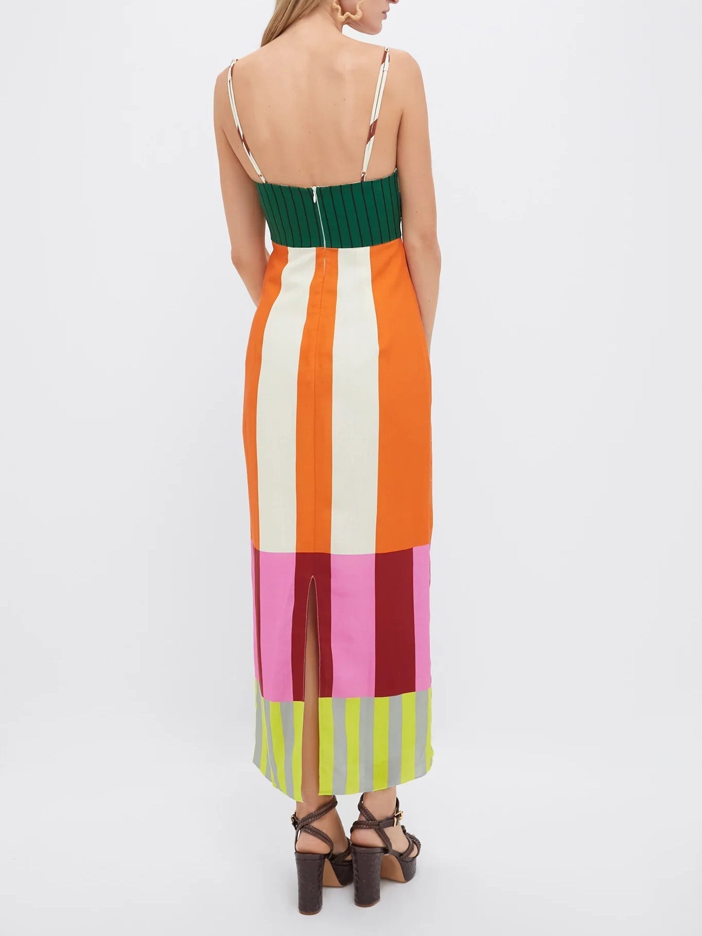 Color-Blocked Maxi Dress for Women | Paloma