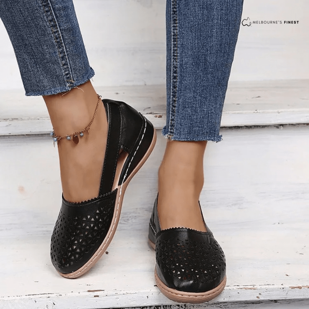 Comfortable Supportive Shoes For Women | Lirena Black