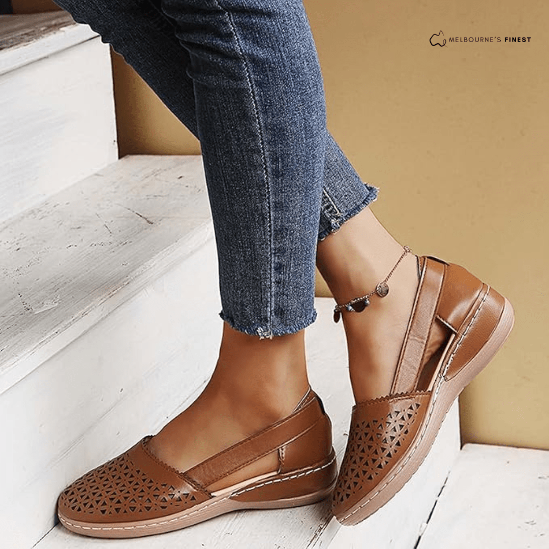 Comfortable Supportive Shoes For Women | Lirena Brown