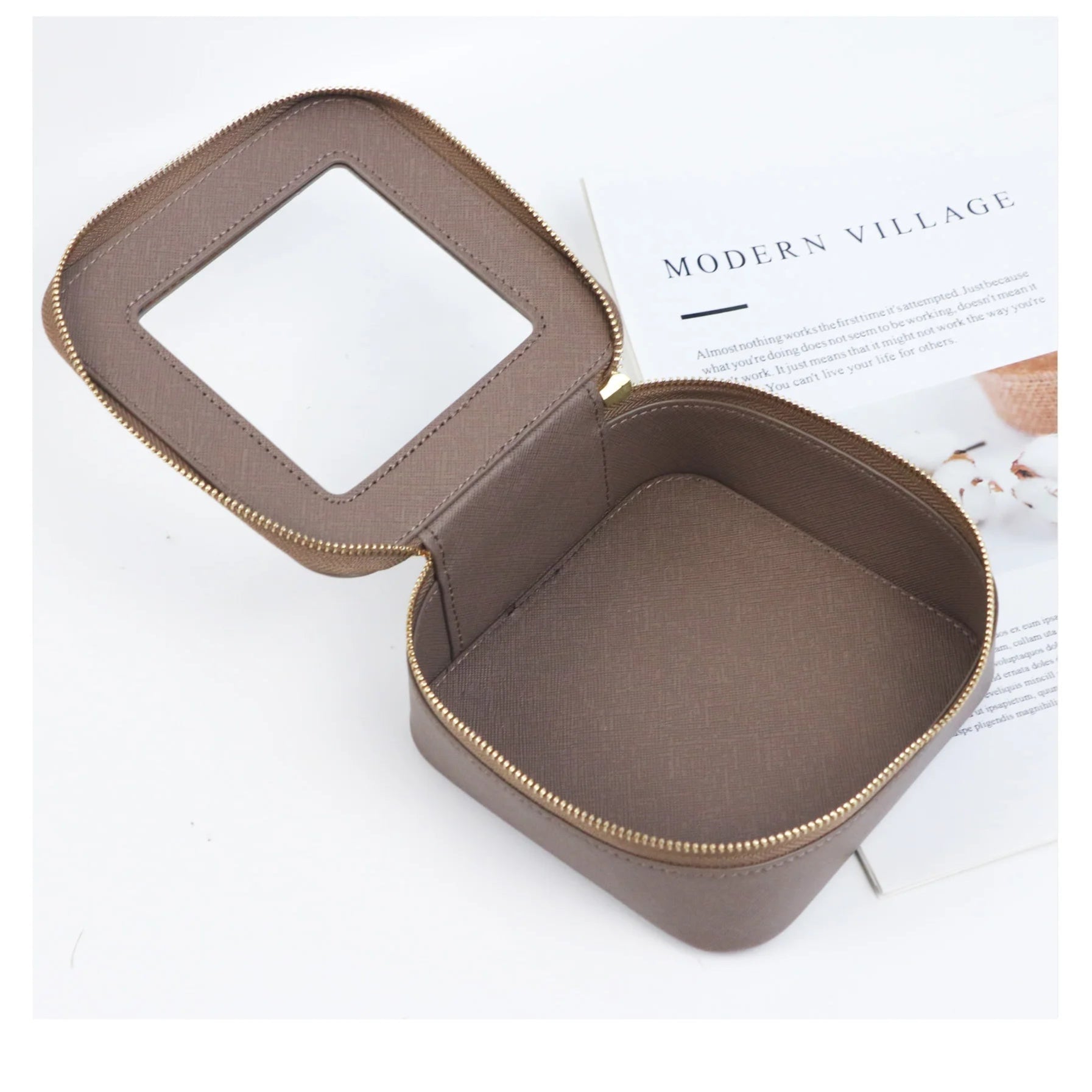 Compact Travel Makeup Storage Box for Women | Veronica