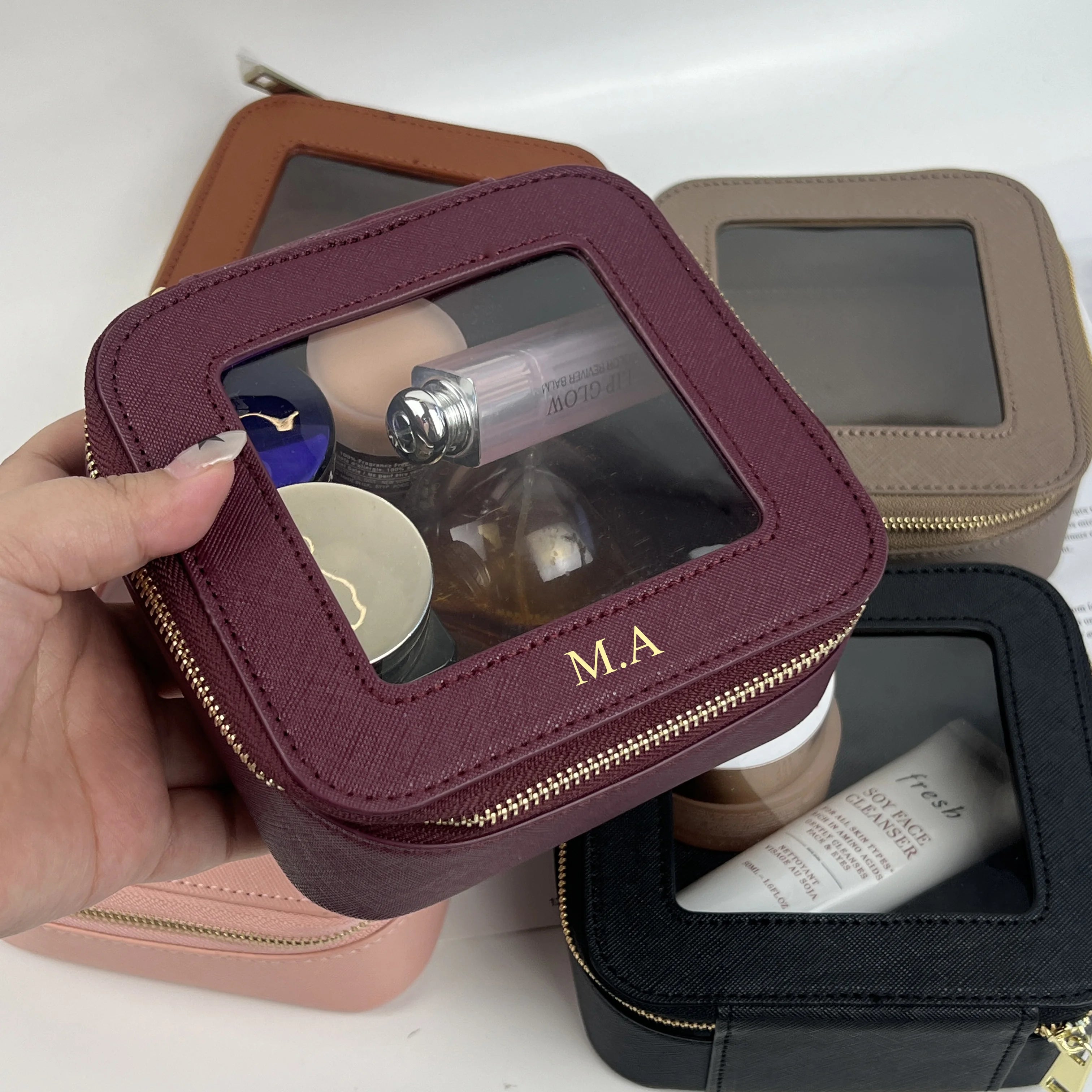 Compact Travel Makeup Storage Box for Women | Veronica