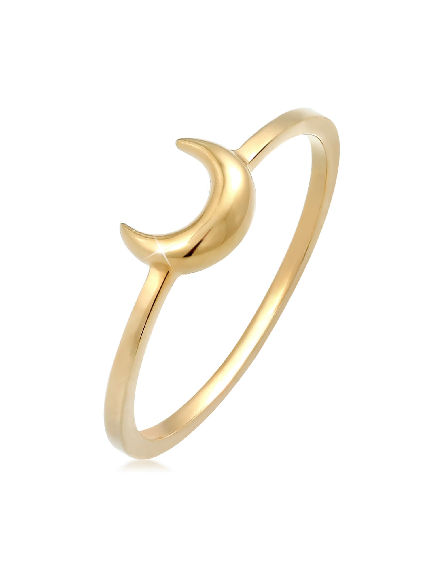 Crescent Moon Minimalist Ring for Women | Pamela