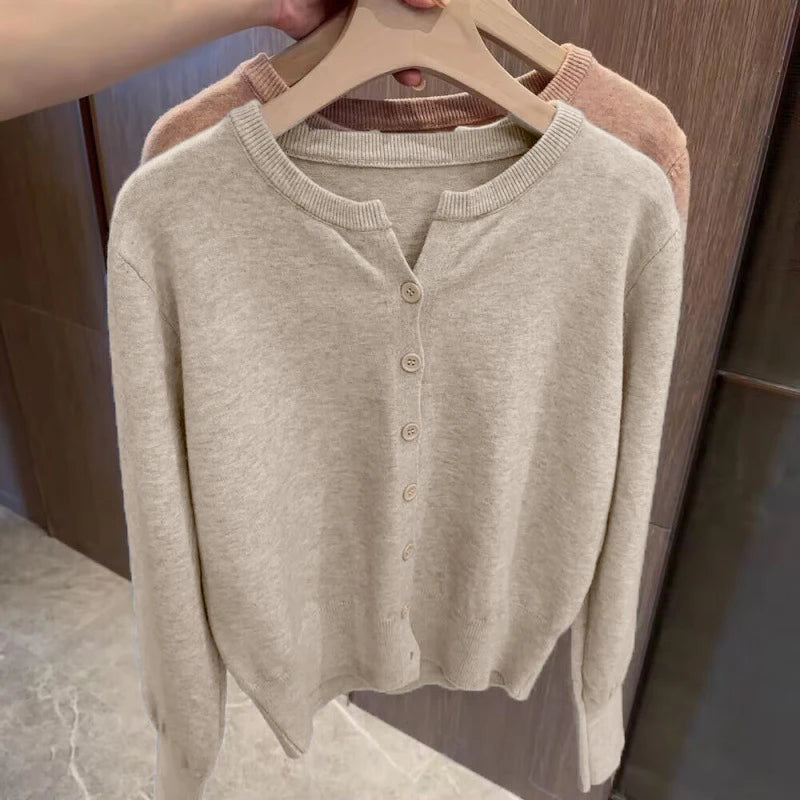 Knit Cashmere Cardigan Loose Fit for Women | Demi