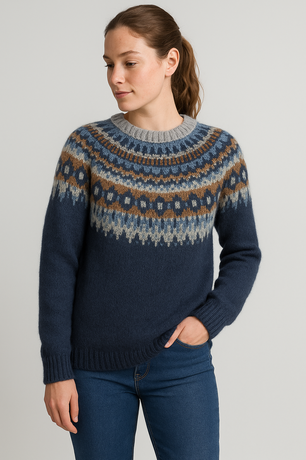 Elvara – Nordic Knit Wool Jumper
