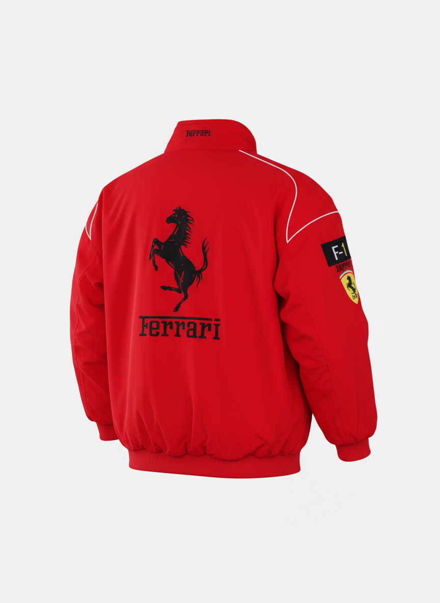 F1 Racing Jacket Retro Style Zip Up | Rivana