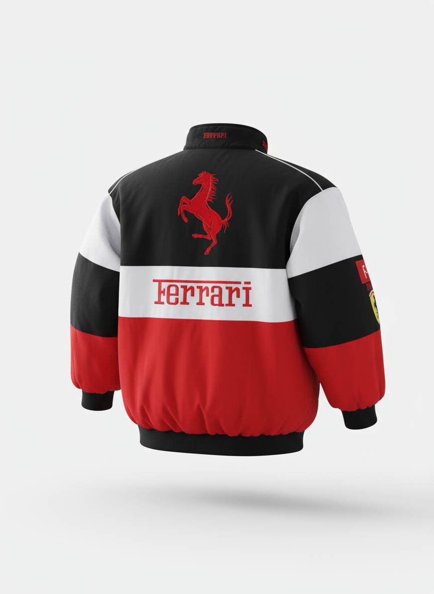 F1 Racing Jacket Retro Style Zip Up | Rivana