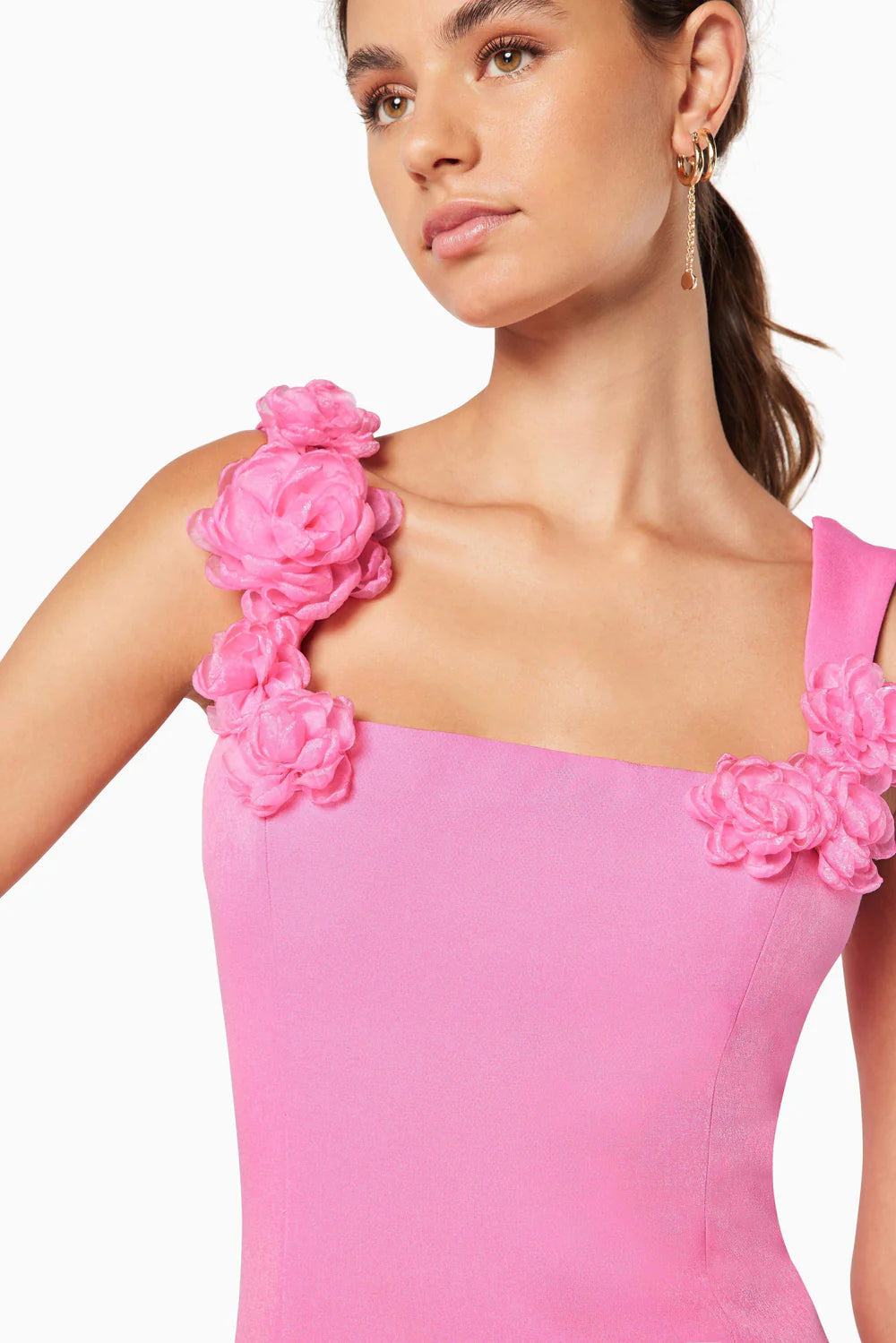 Floral Appliqué Mini Dress for Women | Zandra