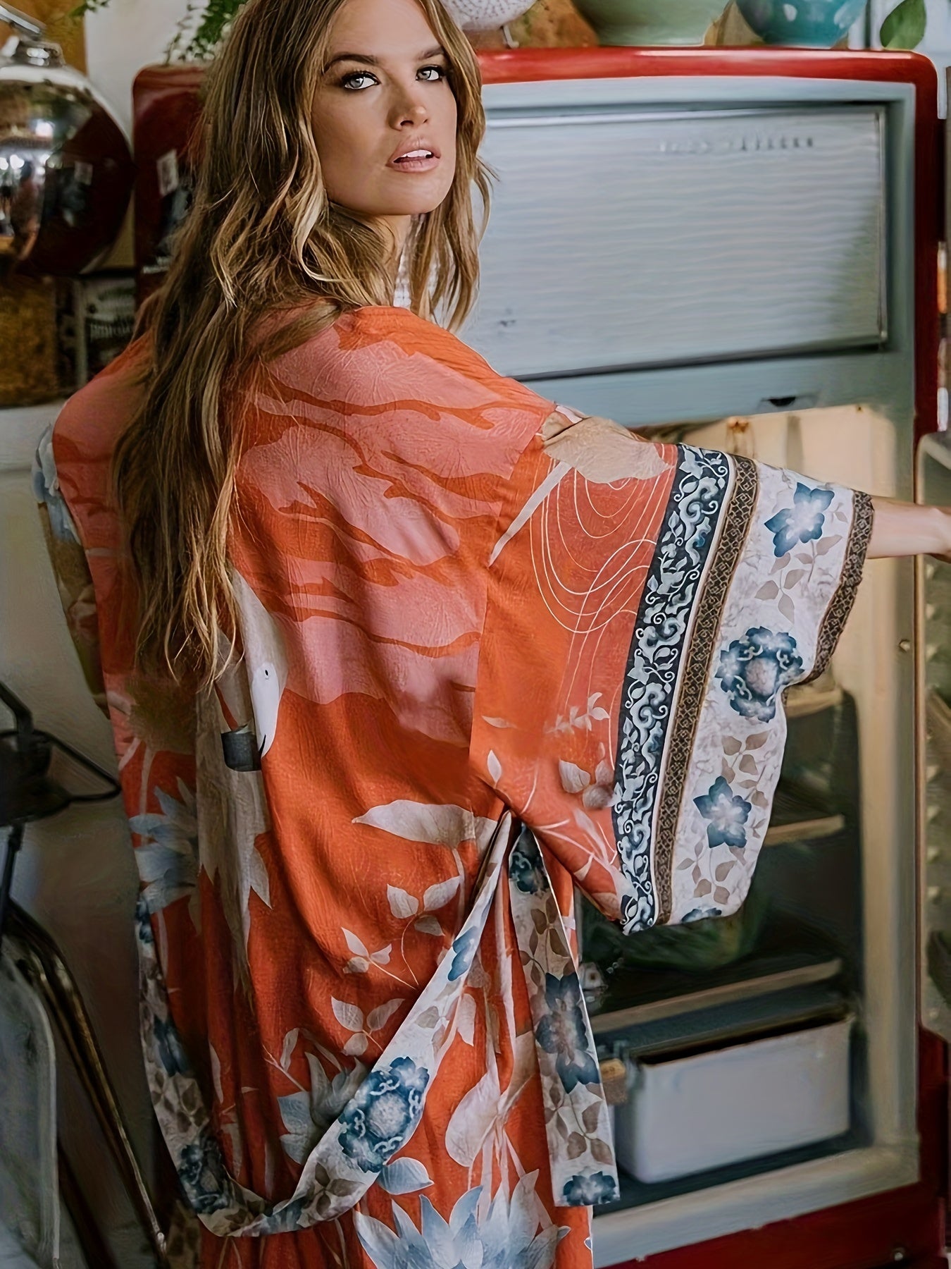 Floral Print Kimono for Women | Zarelle