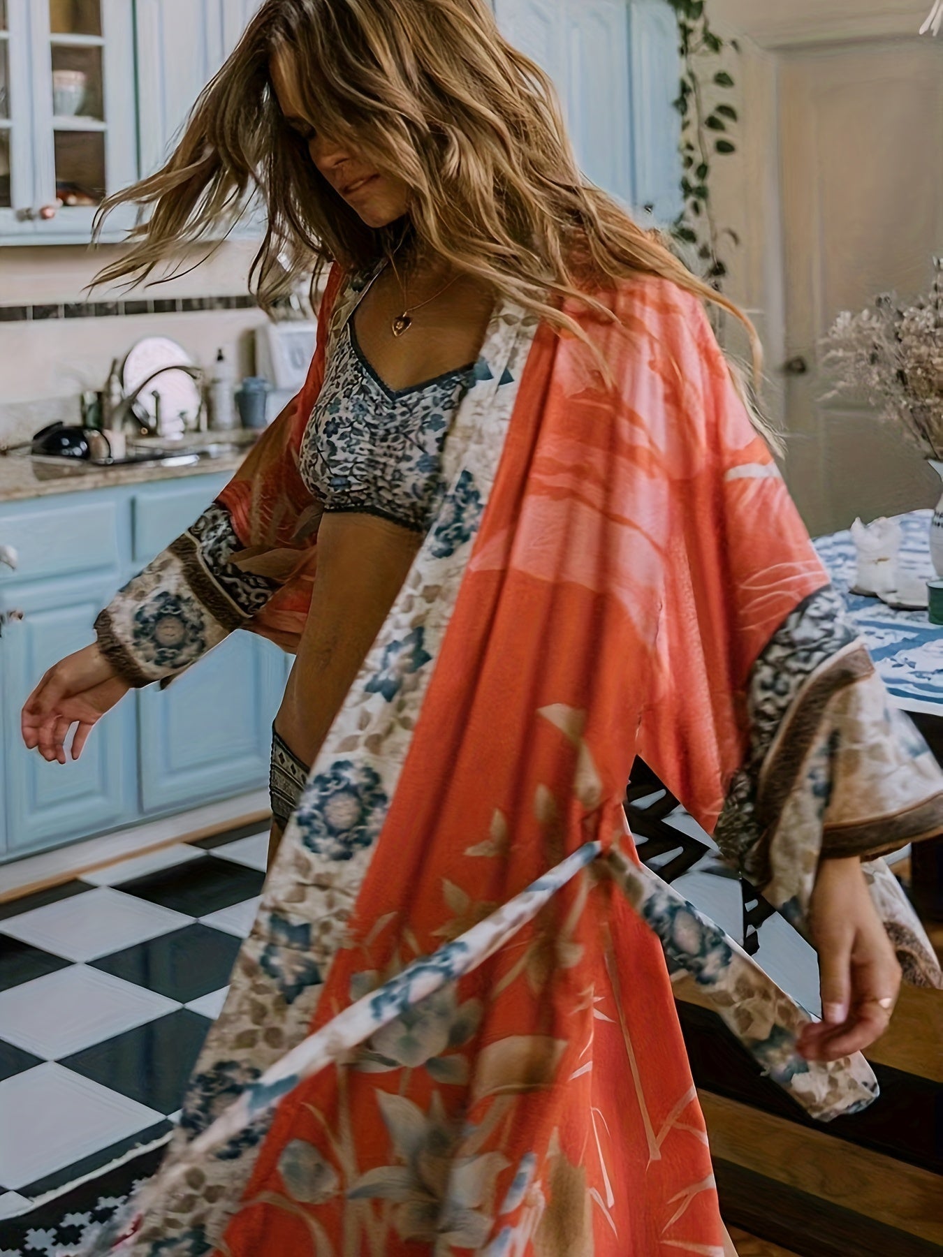Floral Print Kimono for Women | Zarelle