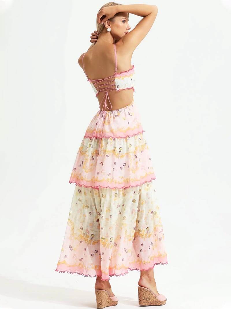 Floral Tiered Maxi Dress for Women | Isla
