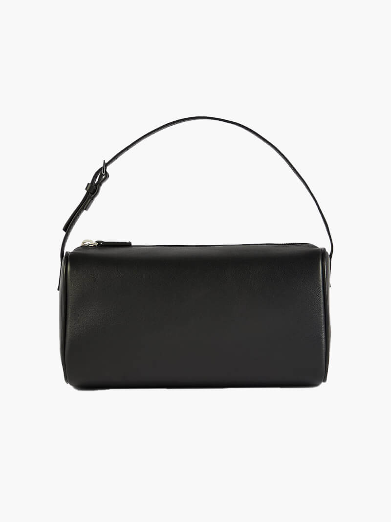 Leather Shoulder Bag for Women | Alyanna Black One-size