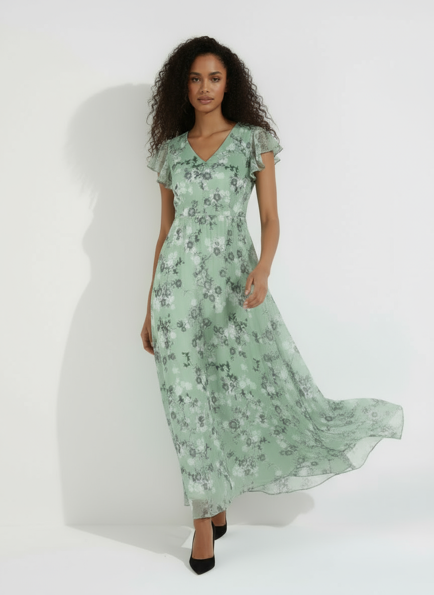 Midi Flower Dress for Women | Ophelia