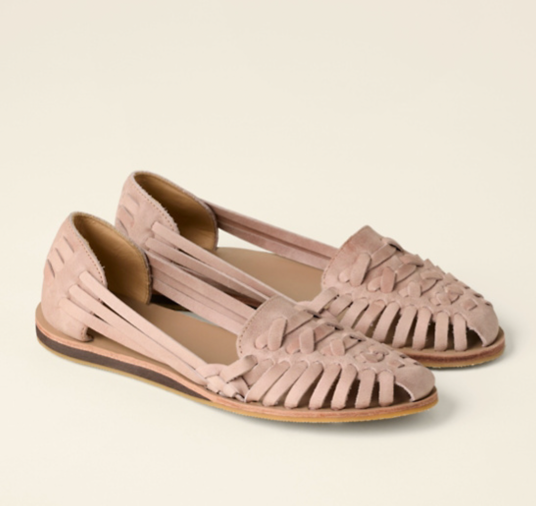 Handwoven Leather Huarache Sandals for Women | Isla Pink