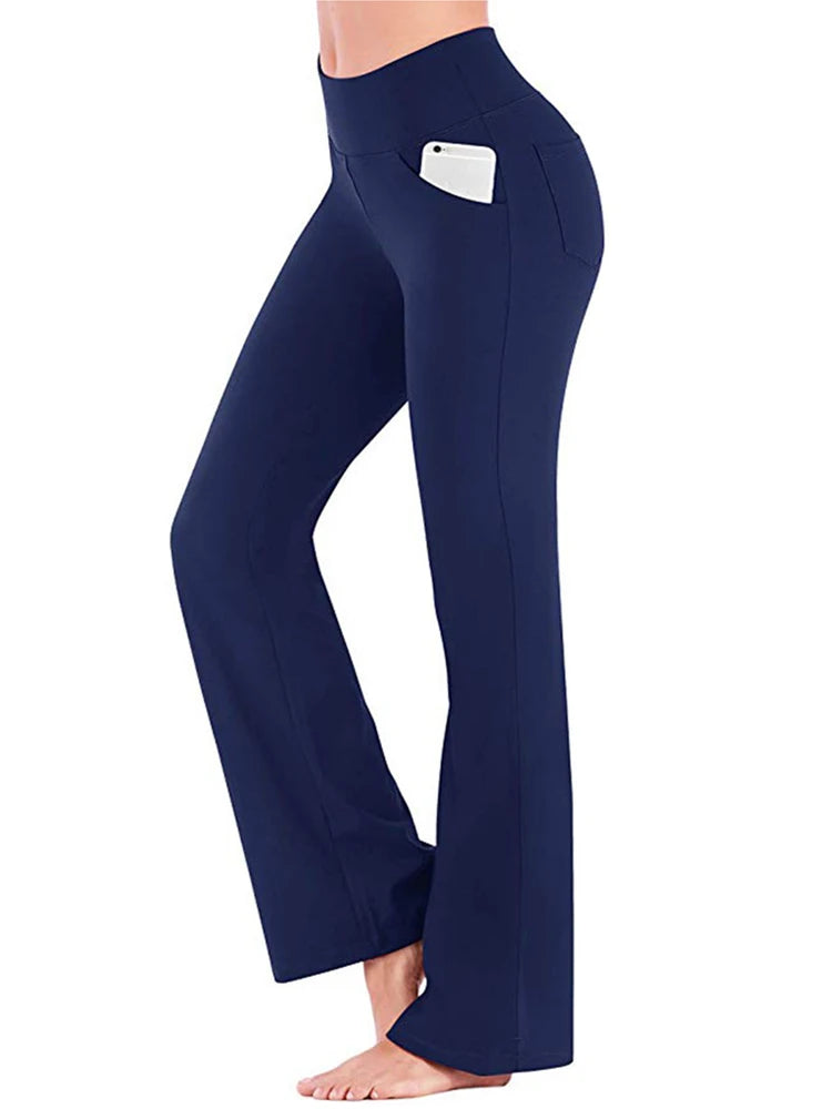 High Waist Palazzo Flared Pants for Women | Samara