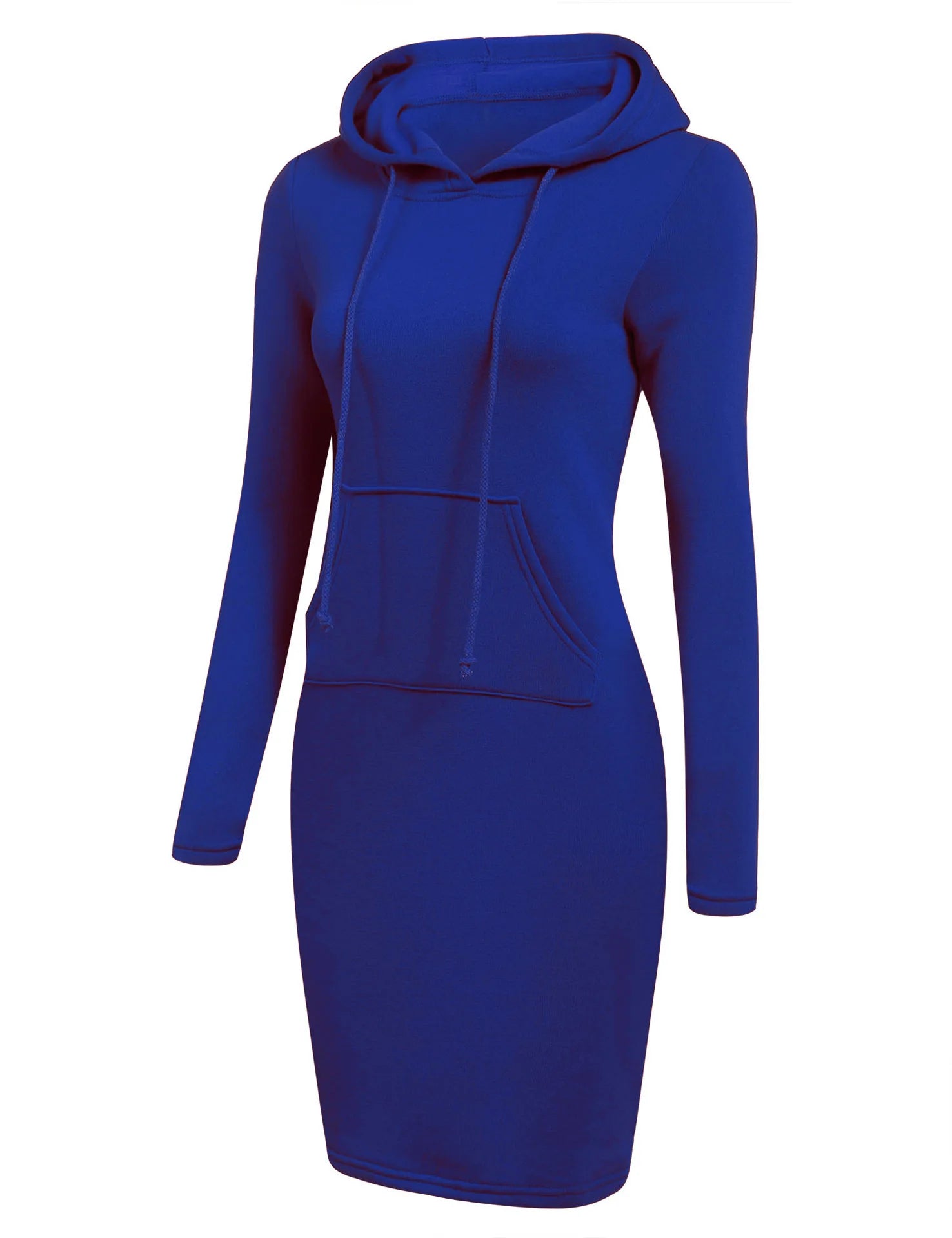 Hooded Dress Casual Style For Women | Jorina Blue