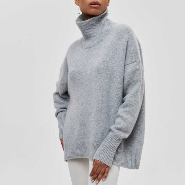 Full Sleeve Sweater Elegant Style for Women | Iverna Gray