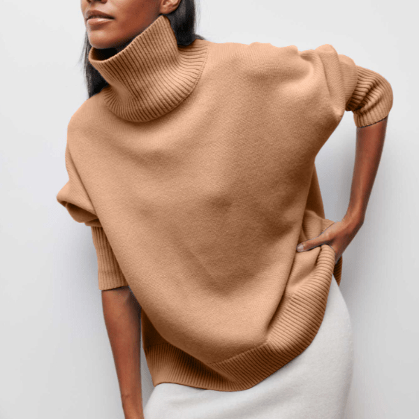 Full Sleeve Sweater Elegant Style for Women | Iverna Brown
