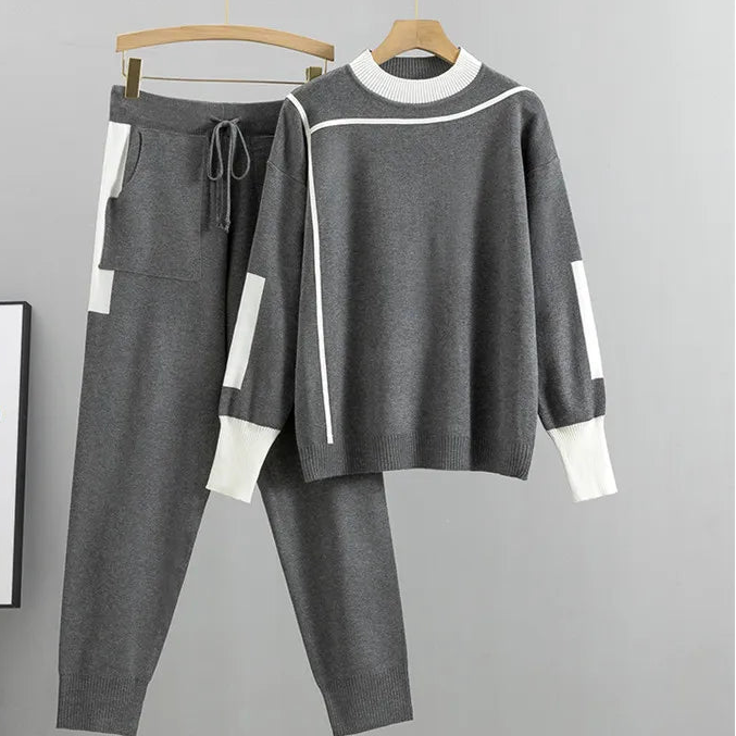 Kara | Casual Loungewear Set Gray
