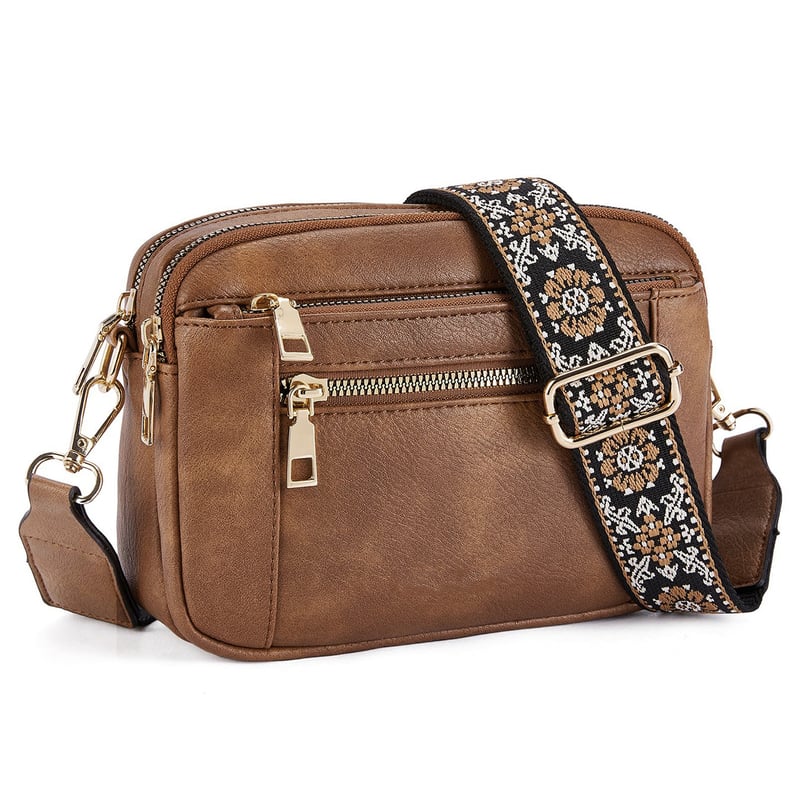 Leather Shoulder Bag for Women | Elsie Brown One-size