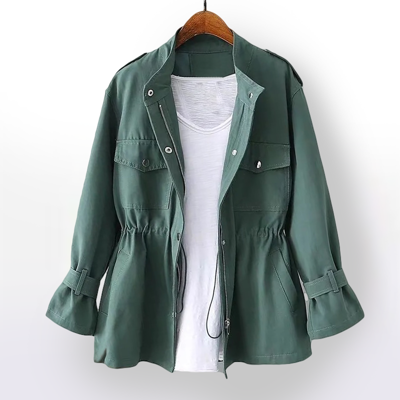 Lightweight Drawstring Utility Jacket for Women | Jess Green