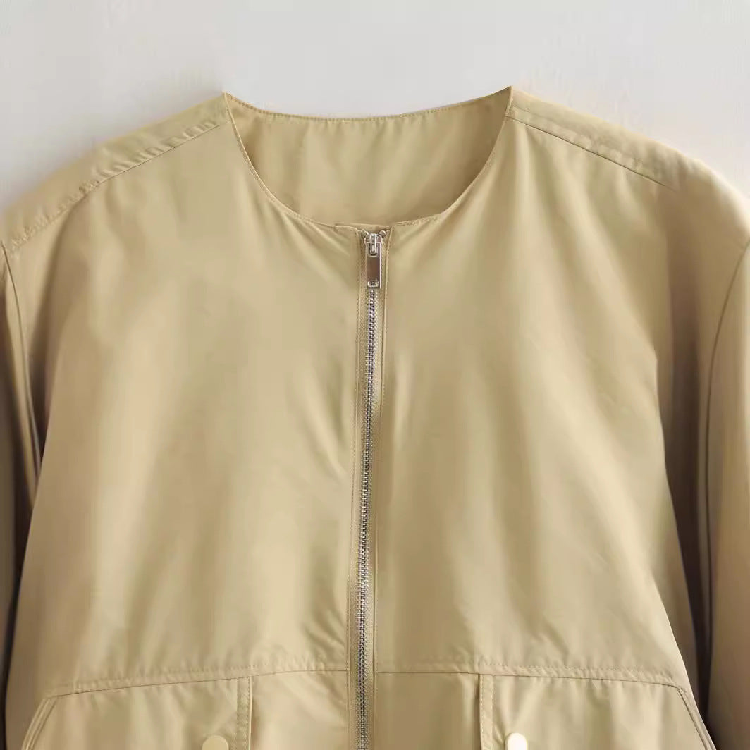 Lightweight Sleeveless Bomber Vest Jacket for Women | Judy