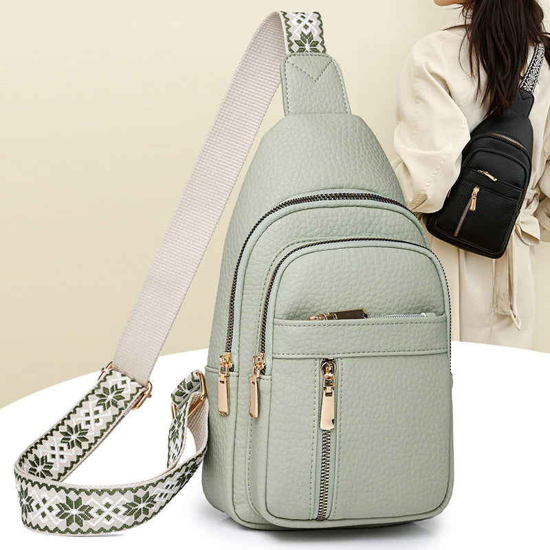 Lina – Women’s Convertible Sling & Chest Bag Green