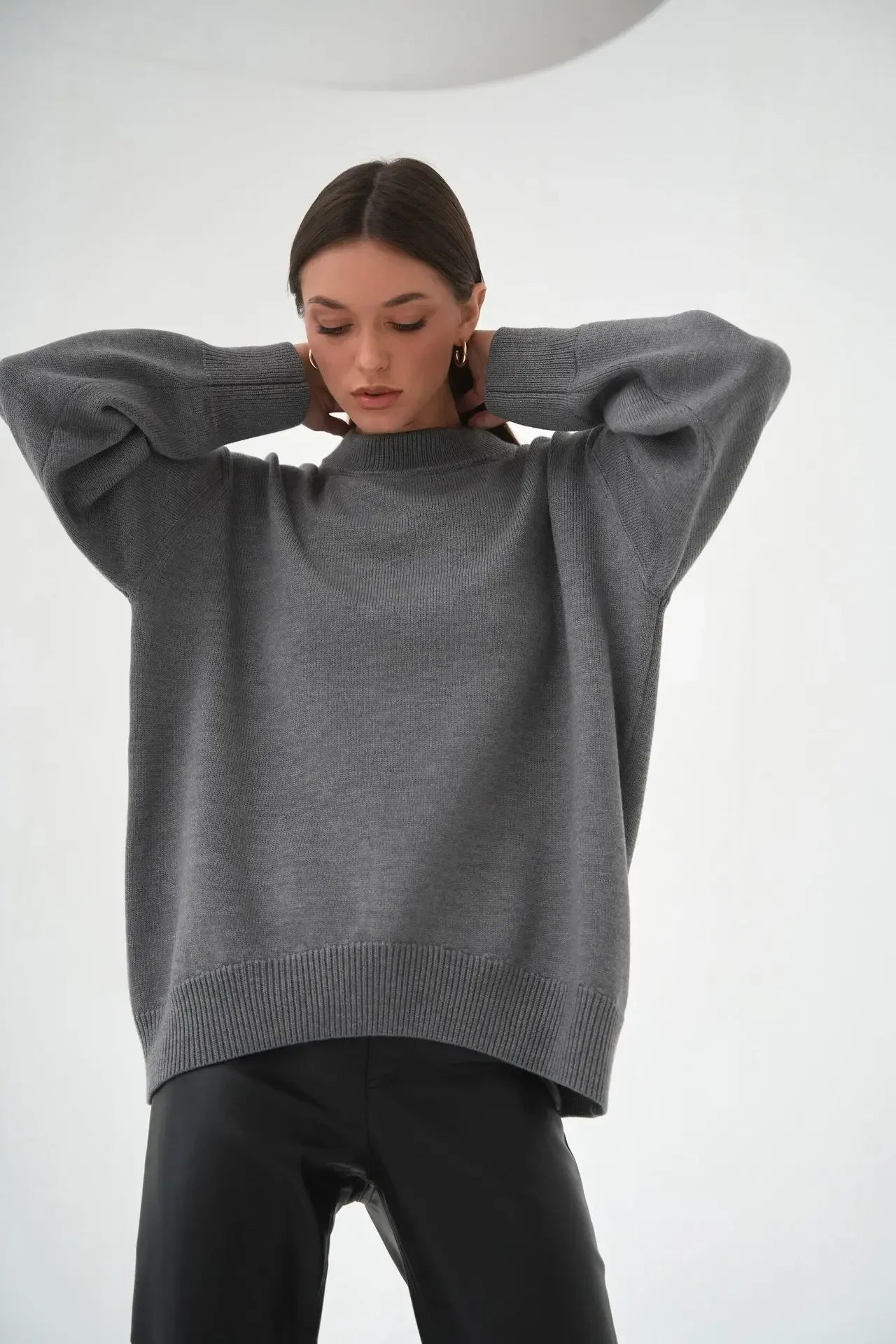 Oversized Knit Pullover for Women | Liora