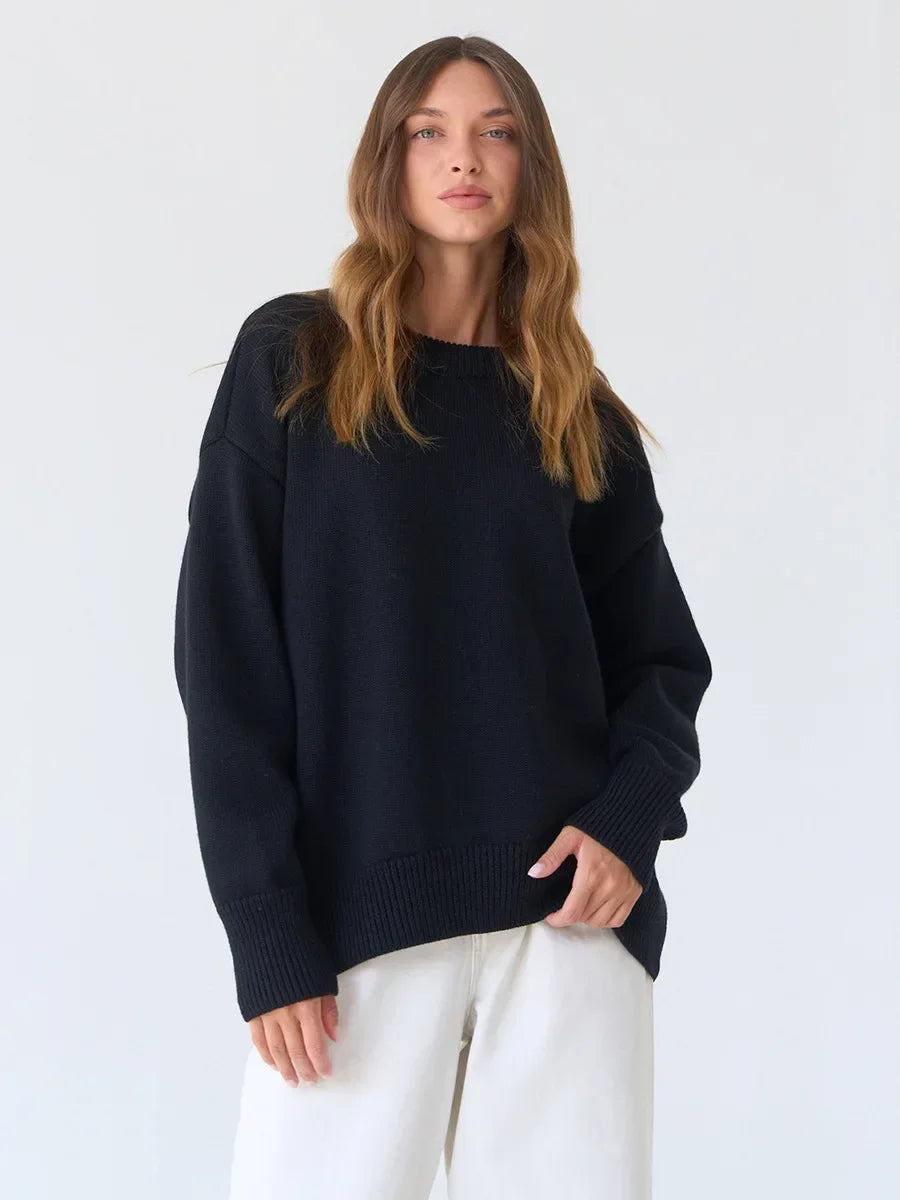 Oversized Knit Pullover for Women | Liora