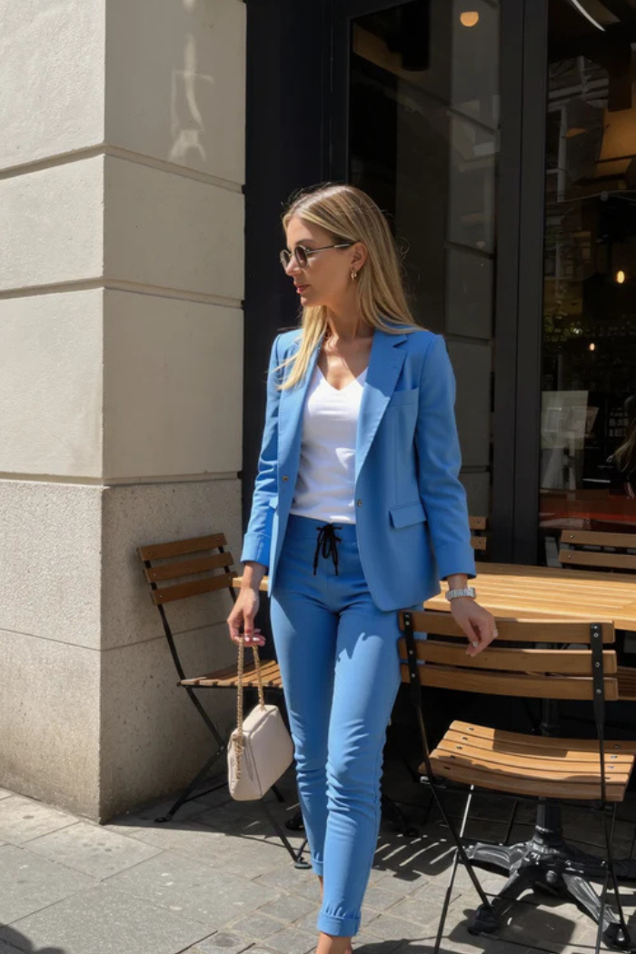 Elegant Blazer Set Two-Piece for Women | Sully