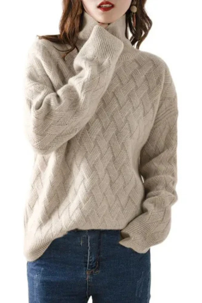 Cashmere Knit Sweater Oversized Fit for Women | Marisse
