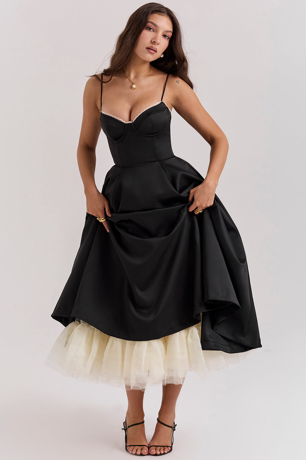 Midi Dress Elegant Fit for Women | Melina