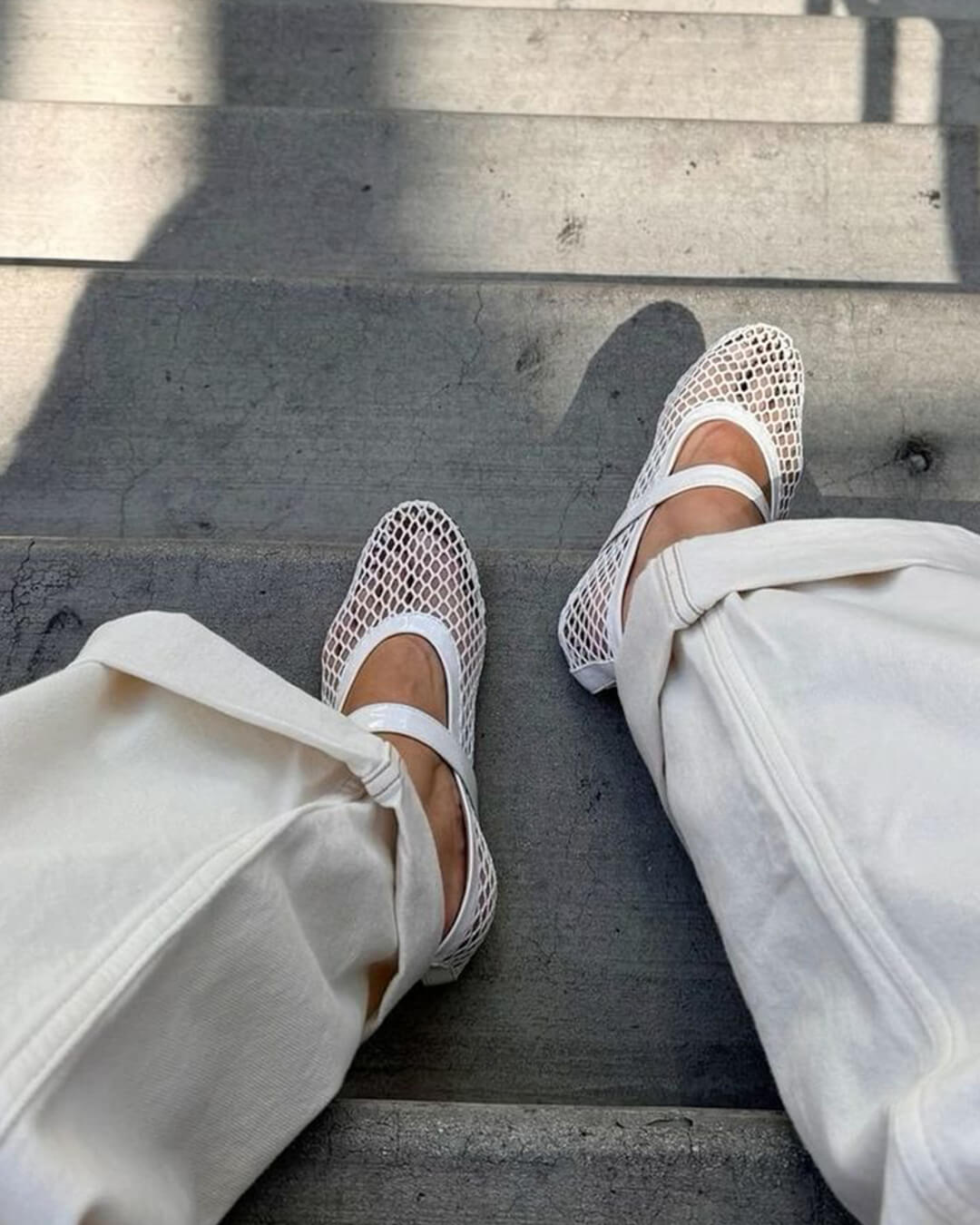 Mesh Ballet Flats For Women | Lirina