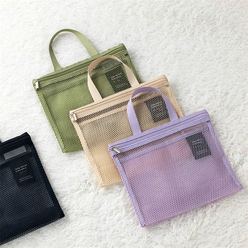 Mesh Waterproof Toiletry Storage Bag for Women | Olivia