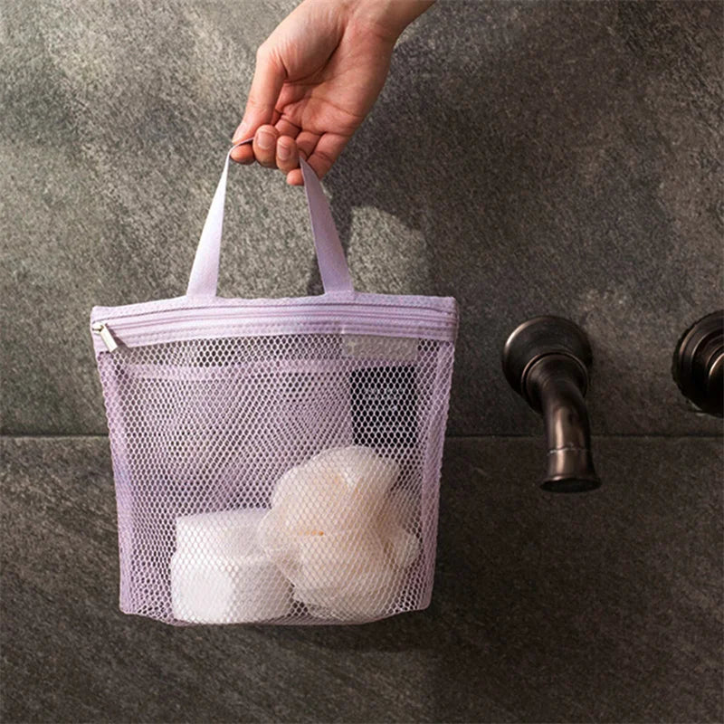 Mesh Waterproof Toiletry Storage Bag for Women | Olivia