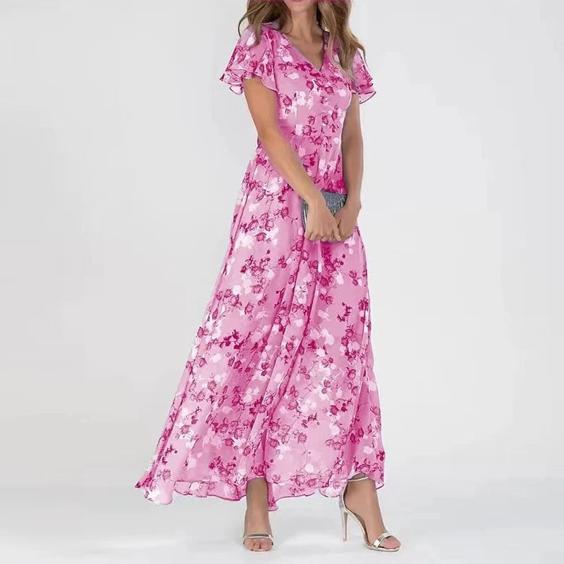 Midi Dress for Women | Ophelia Pink