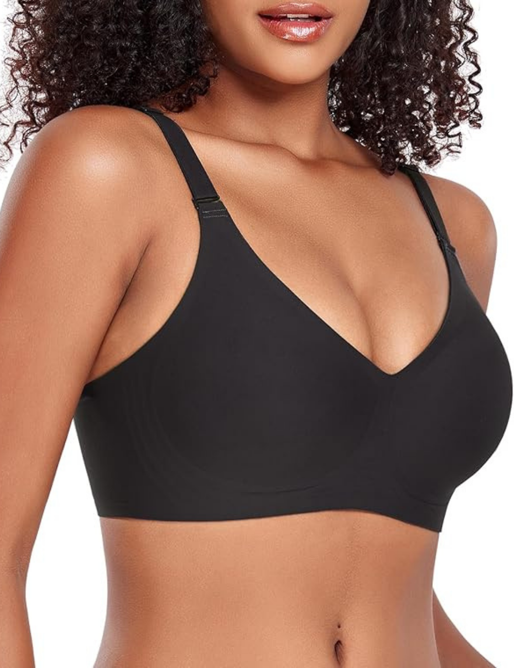 Natural Lift & 3D Comfort Fit JellyLift Seamless Bra for Women | Isabelle Black