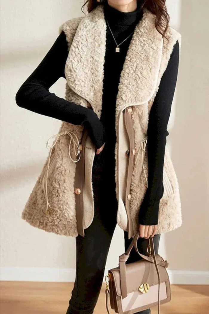 Wool Vest Tailored Fit for Women | Noelle