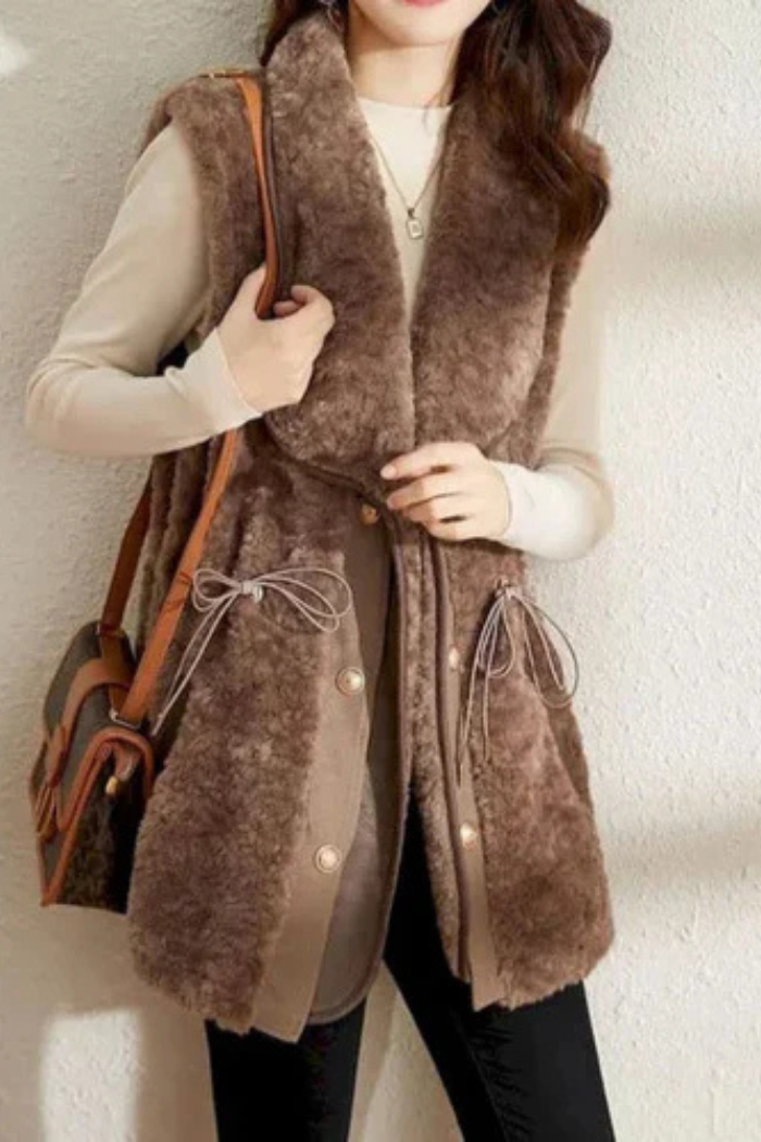 Wool Vest Tailored Fit for Women | Noelle