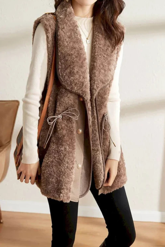 Wool Vest Tailored Fit for Women | Noelle
