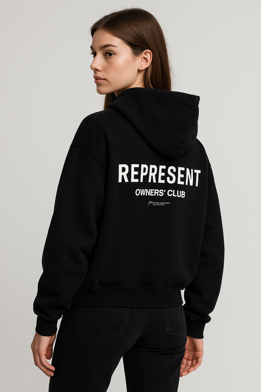 Novine – Oversized Streetwear Hoodie Black