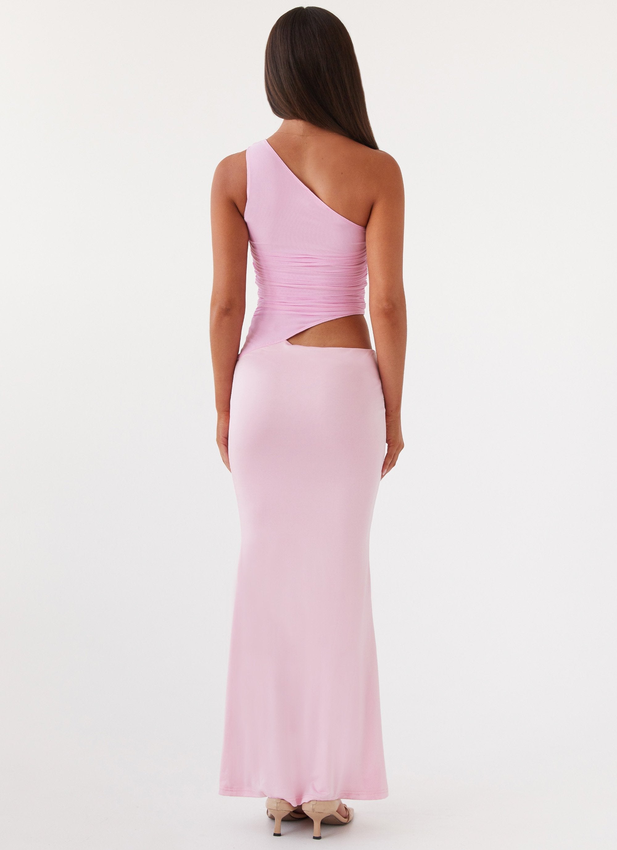 One-Shoulder Cut-Out Maxi Dress for Women | Clara