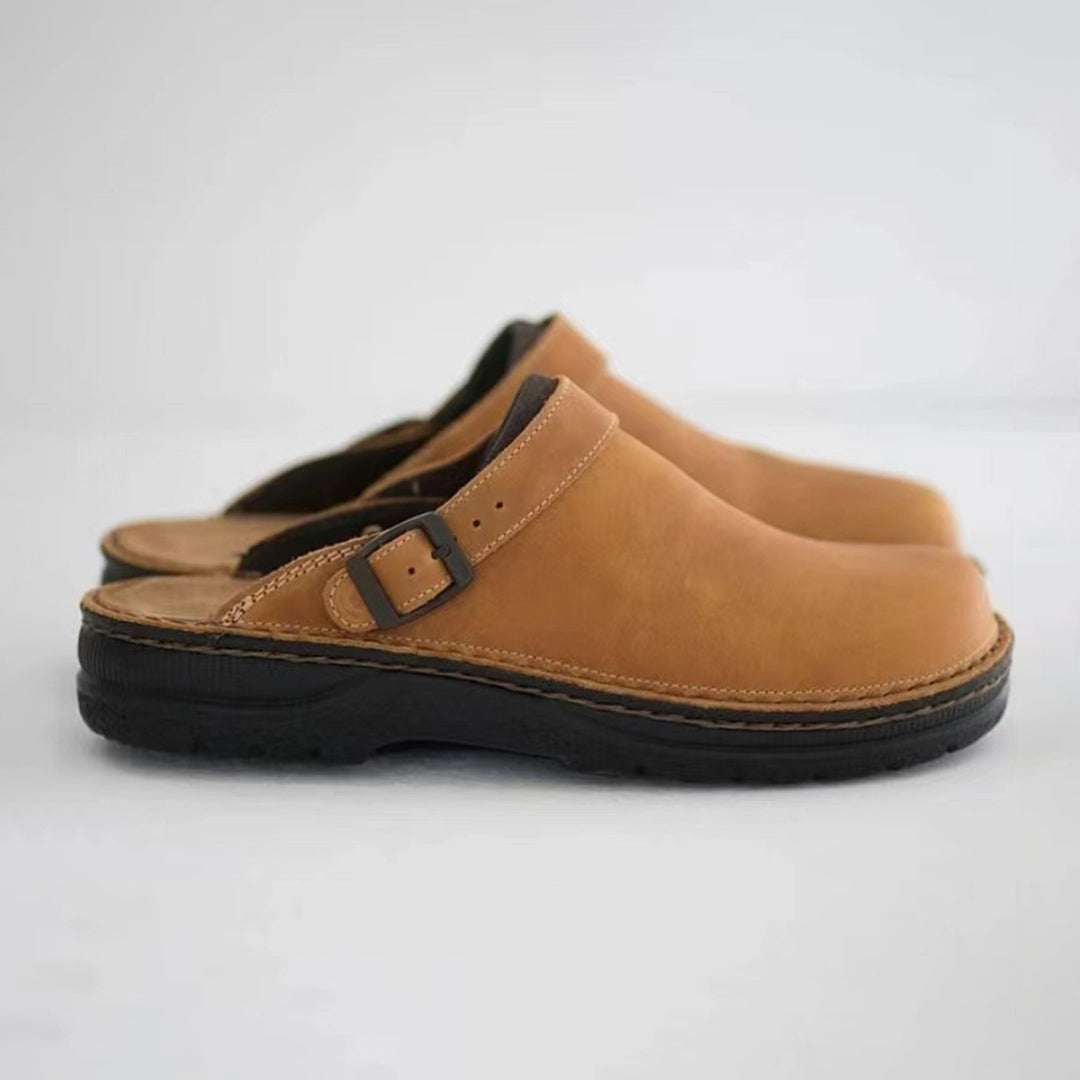 Orvian – Orthopedic Comfort Clogs Brown