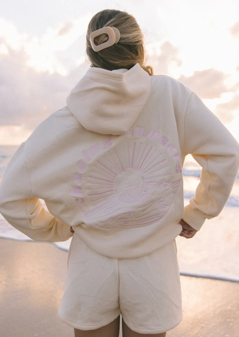 Oversized Sunset Hoodie Casual Style for Women | Palm